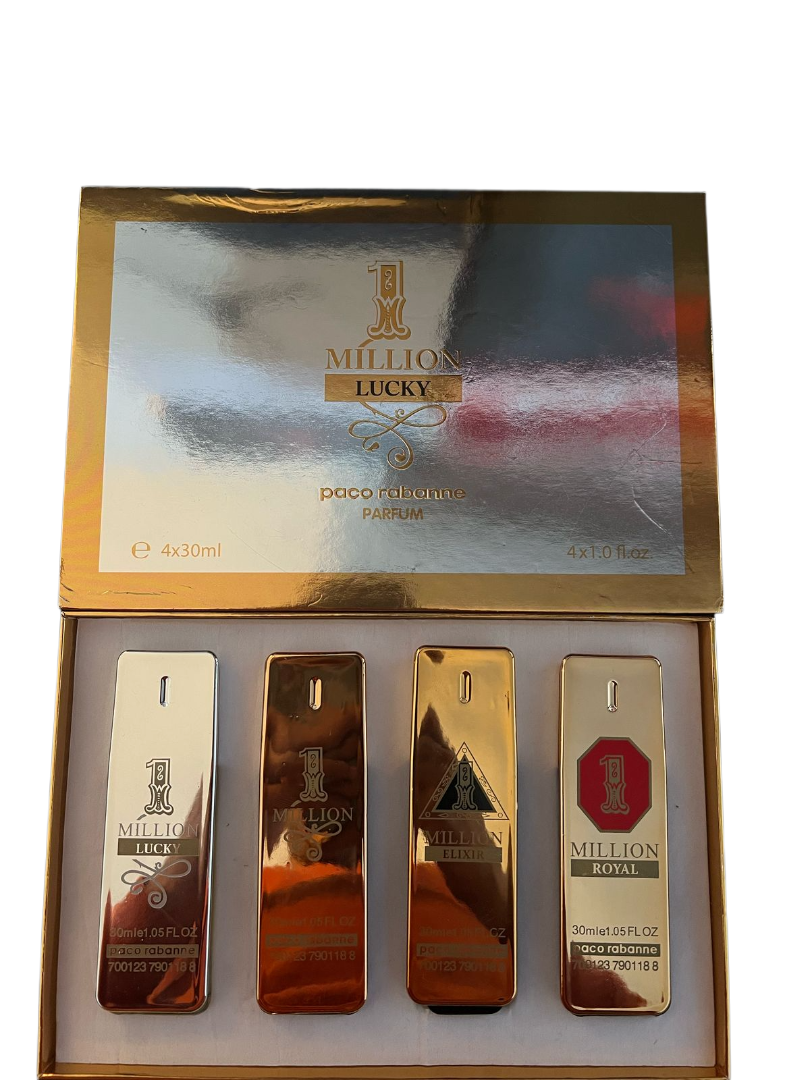 Perfume Paco Rabbane 1 Million Pack de 4