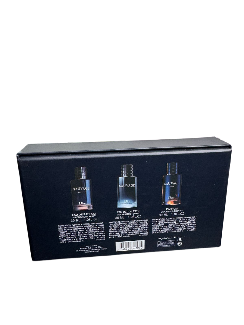 Perfume Dior Sauvage Pack de 3